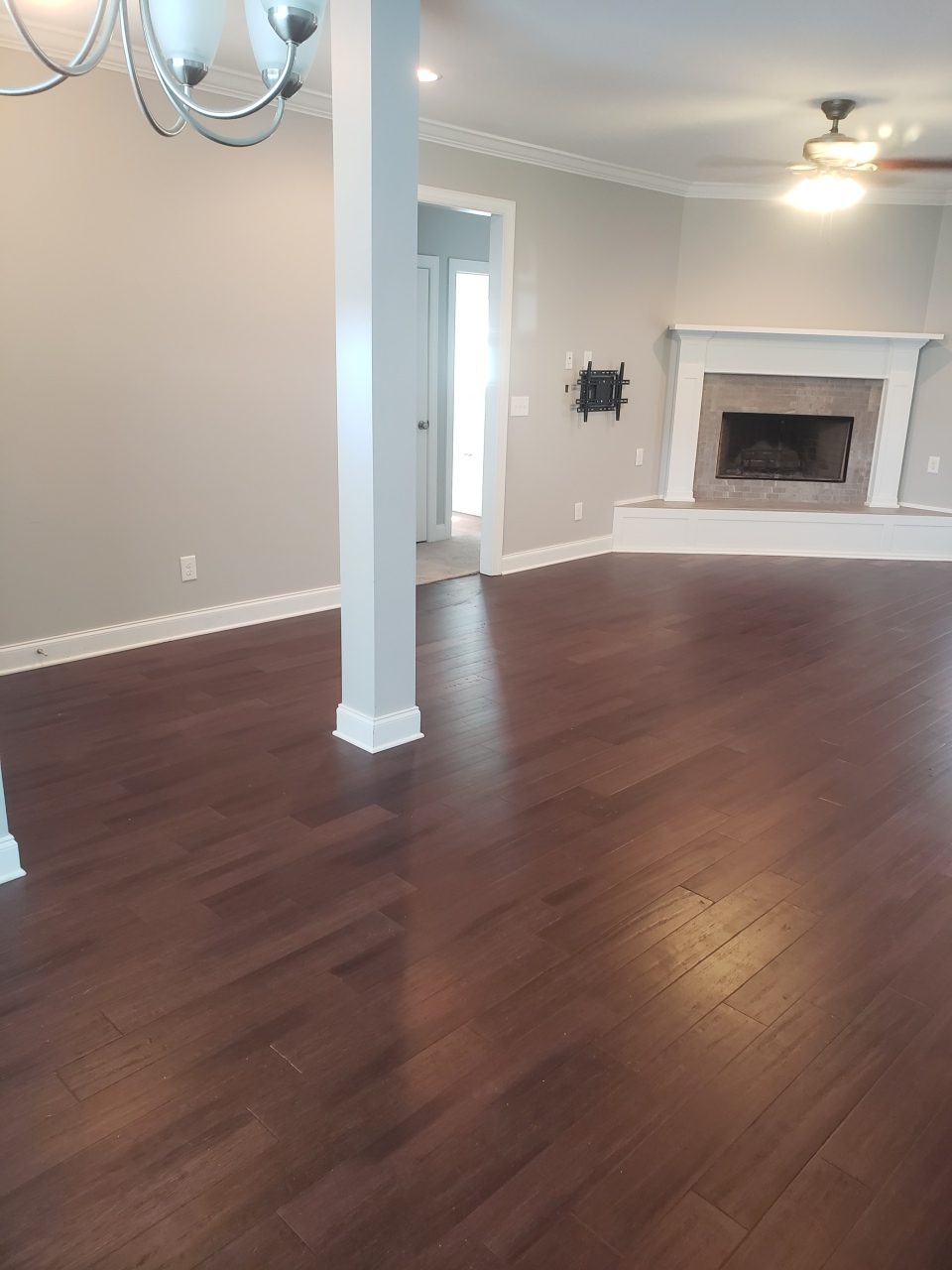 Flooring: Dark hardwood install — Spring Hill — KDC Construction, Middle Tennessee